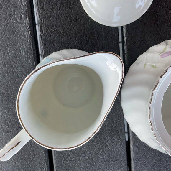 Chinese Phoenix “H” Brand Creamer & Sugar Bowl w/Lid Good Condition - Picture 7 of 9